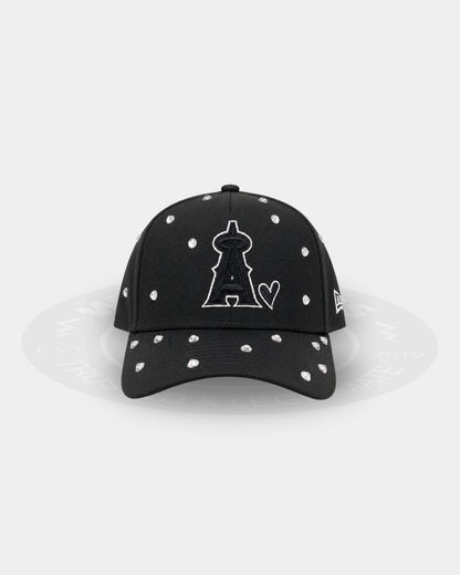 Los Angeles Angels Midnight Gemline 9FORTY A Frame Snapback Hat