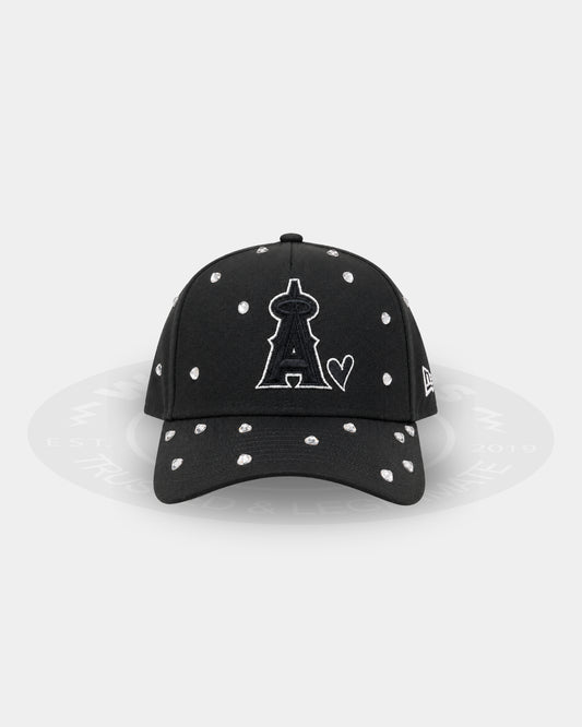 Los Angeles Angels Midnight Gemline 9FORTY A Frame Snapback Hat