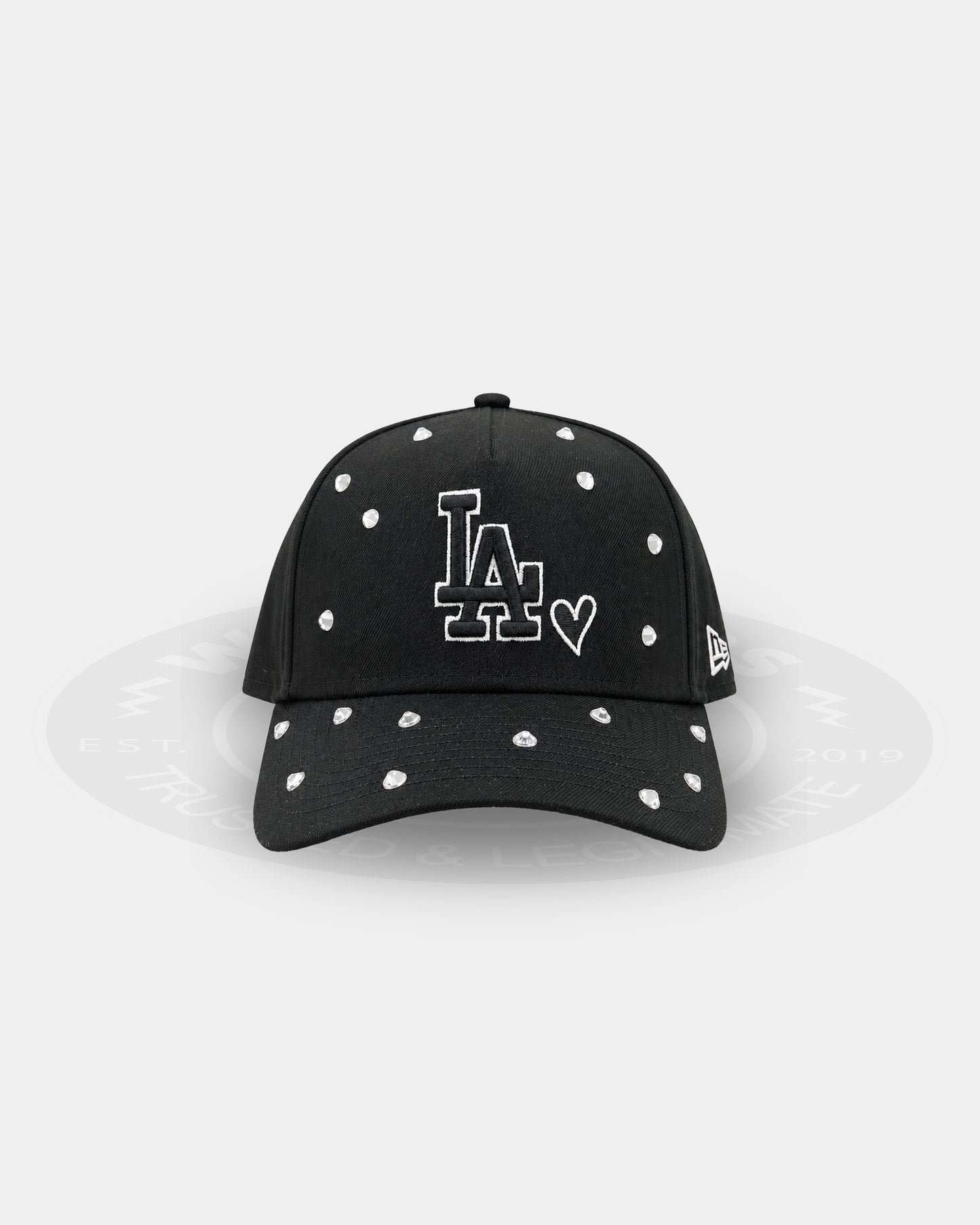 Los Angeles Dodgers Midnight Gemline 9FORTY A Frame Snapback Hat