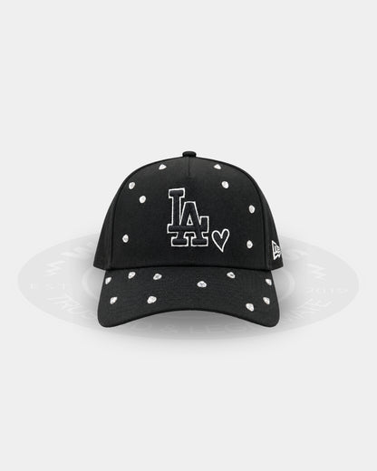 Los Angeles Dodgers Midnight Gemline 9FORTY A Frame Snapback Hat