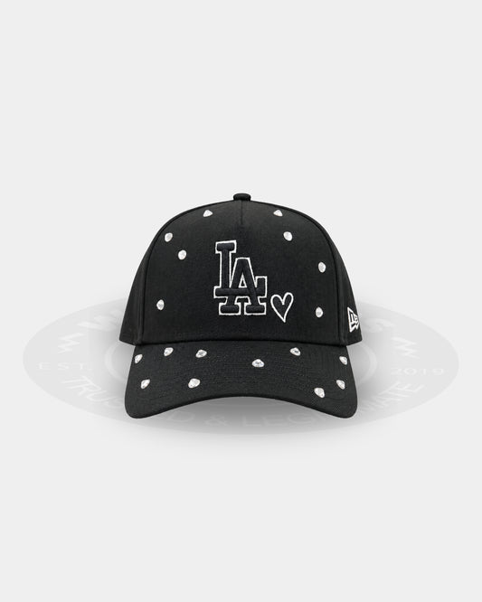 Los Angeles Dodgers Midnight Gemline 9FORTY A Frame Snapback Hat