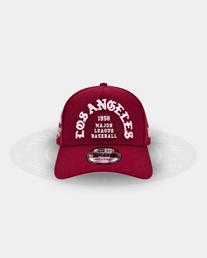 Los Angeles Dodgers Strawberry Scriptline 9FORTY A-Frame Snapback Hat