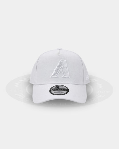 Arizona Diamondbacks Triple White 9FORTY A Frame Snapback Hat