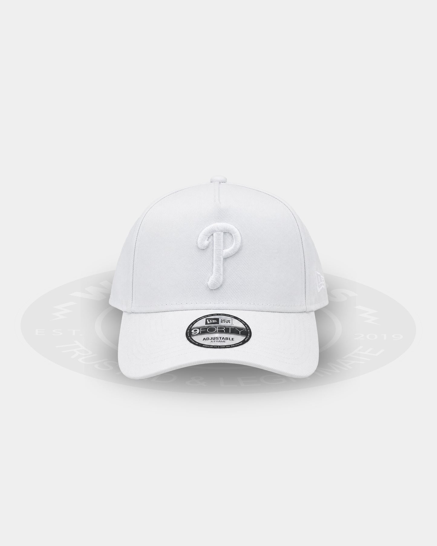 Philadelphia Phillies Triple White 9FORTY A Frame Snapback Hat