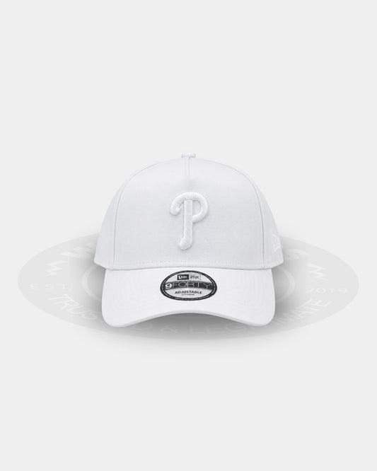 Philadelphia Phillies Triple White 9FORTY A Frame Snapback Hat