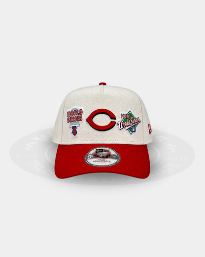 Cincinnati Reds Championship Mark 9FORTY A Frame Snapback Hat