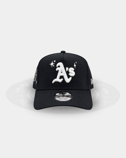 Oakland Athletics Iron Grit 9FORTY A Frame Snapback Hat