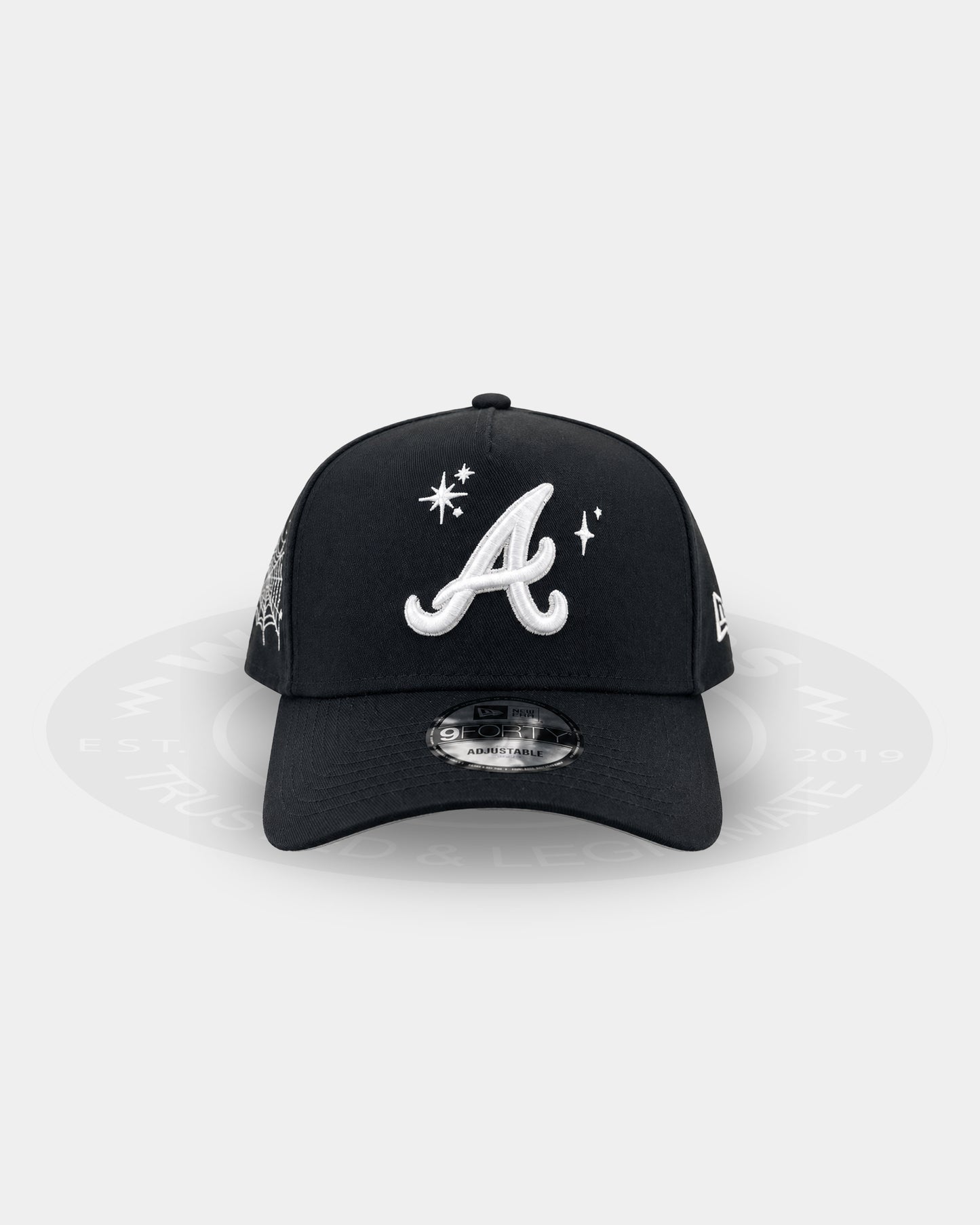 Atlanta Braves Iron Grit 9FORTY A Frame Snapback Hat