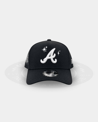 Atlanta Braves Iron Grit 9FORTY A Frame Snapback Hat