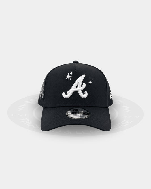 Atlanta Braves Iron Grit 9FORTY A Frame Snapback Hat