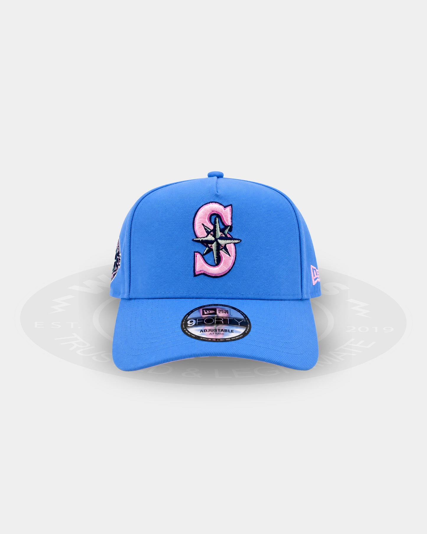 Seattle Mariners Sky Pink Cloudburst 9FORTY A Frame Snapback Hat
