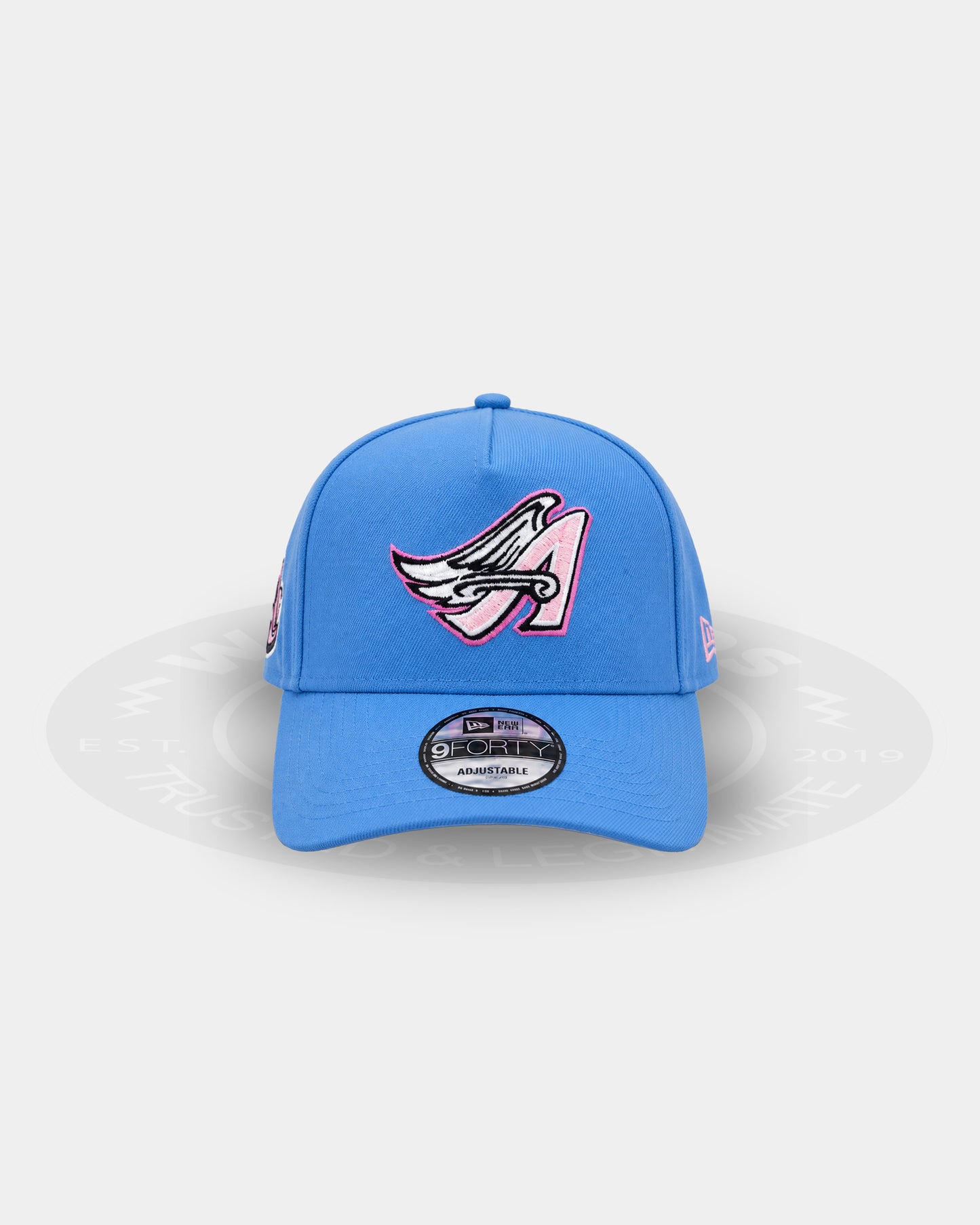 Anaheim Angels Sky Pink Cloudburst Wings 9FORTY A Frame Snapback Hat