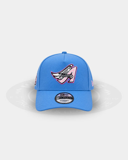 Anaheim Angels Sky Pink Cloudburst Wings 9FORTY A Frame Snapback Hat