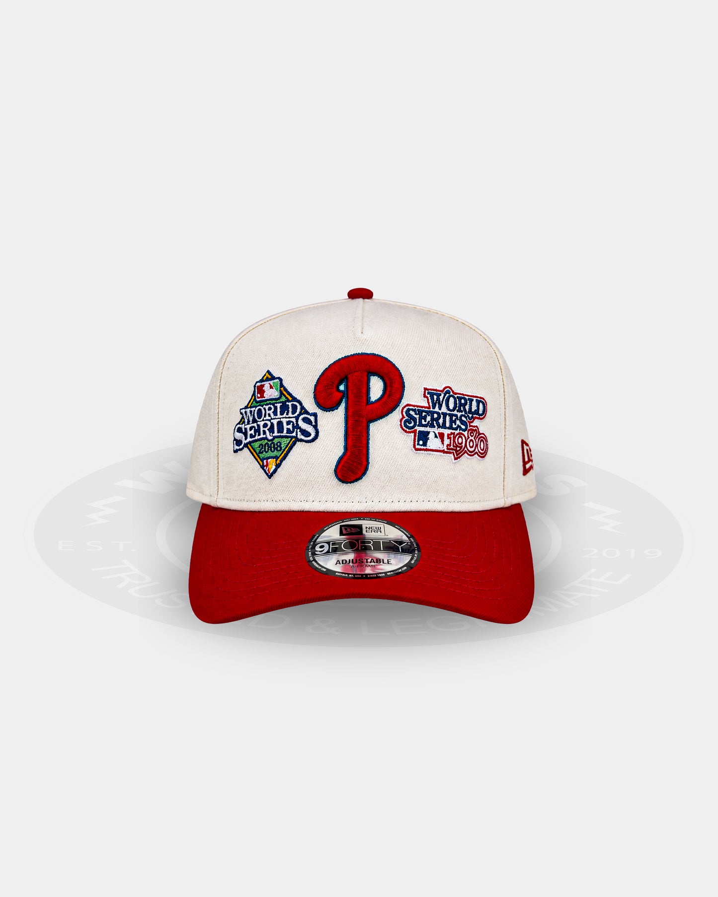Philadelphia Phillies Championship Mark 9FORTY A Frame Snapback Hat