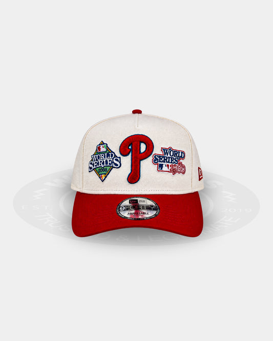 Philadelphia Phillies Championship Mark 9FORTY A Frame Snapback Hat