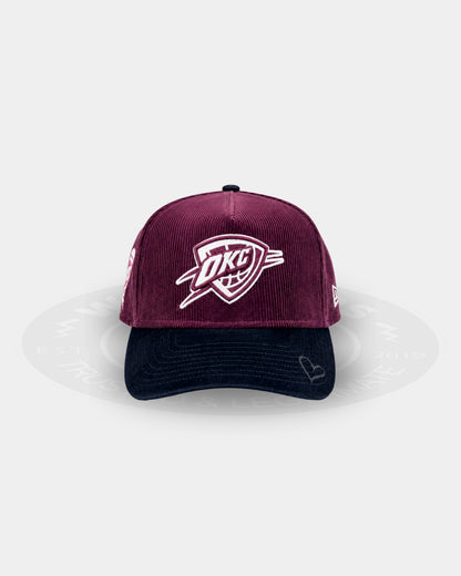Oklahoma City Thunder Crimson Bond 9FORTY A Frame Snapback Hat