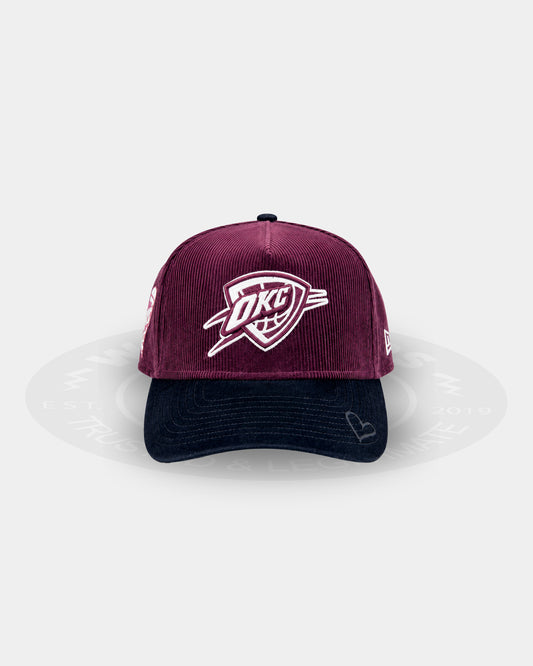 Oklahoma City Thunder Crimson Bond 9FORTY A Frame Snapback Hat