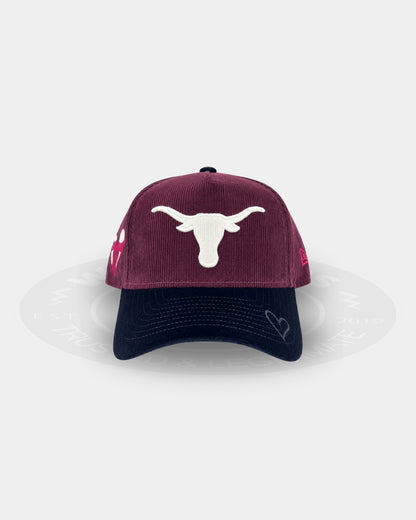 Texas Longhorns Crimson Bond 9FORTY A Frame Snapback Hat