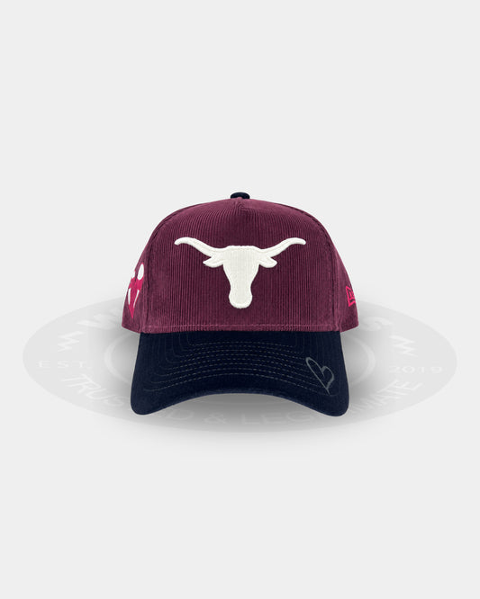 Texas Longhorns Crimson Bond 9FORTY A Frame Snapback Hat