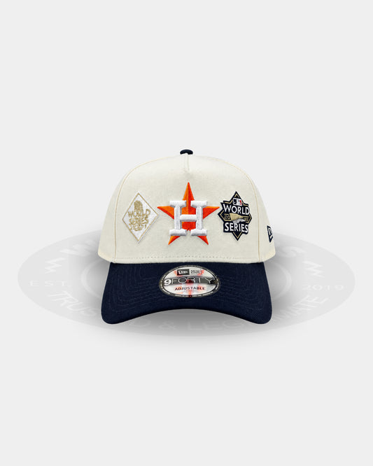 Houston Astros Championship Mark 9FORTY A Frame Snapback Hat