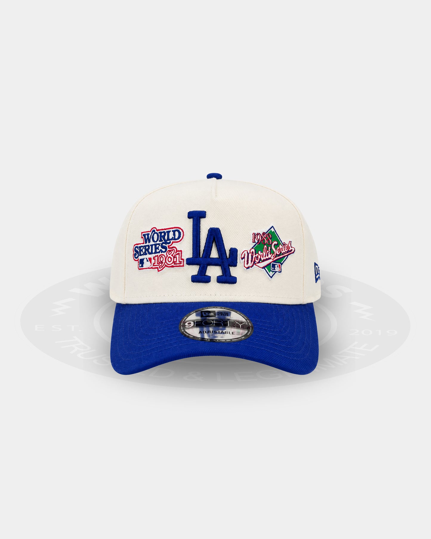 Los Angeles Dodgers Championship Mark 9FORTY A Frame Snapback Hat