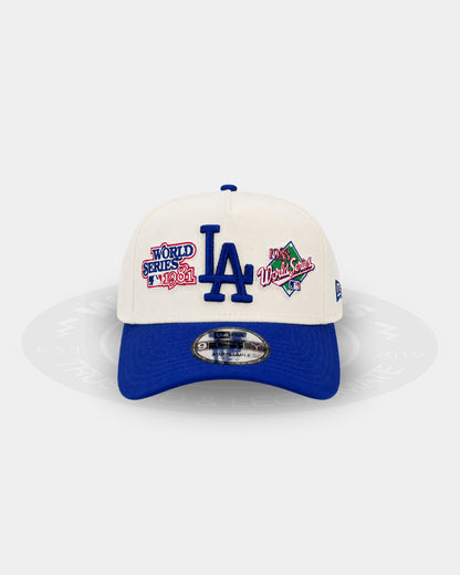 Los Angeles Dodgers Championship Mark 9FORTY A Frame Snapback Hat