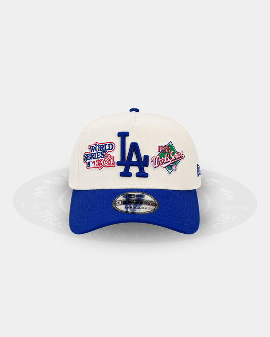 Los Angeles Dodgers Championship Mark 9FORTY A Frame Snapback Hat