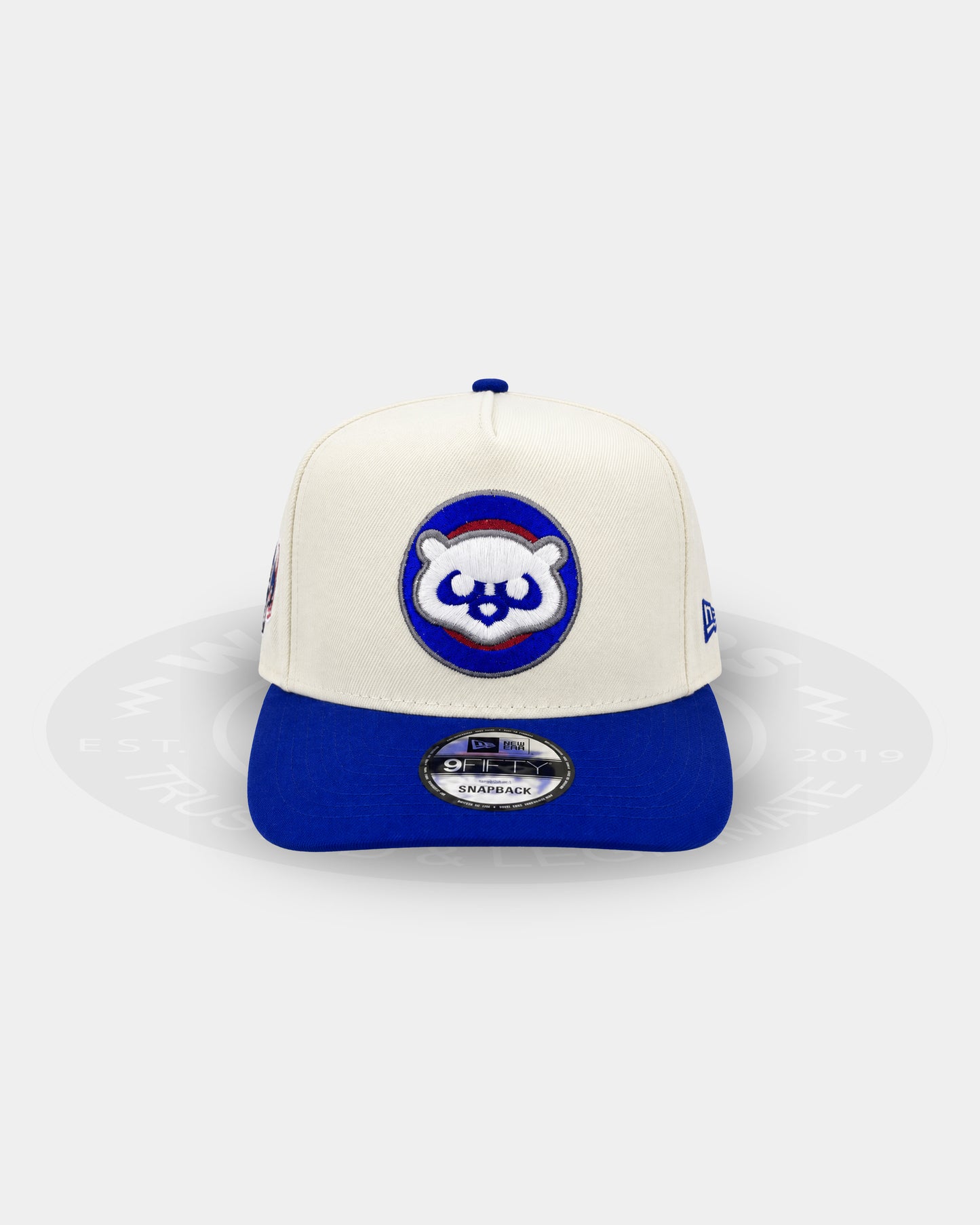 Chicago Cubs Tokyo Chrome Wave 20025 9FIFTY A Frame Snapback Hat