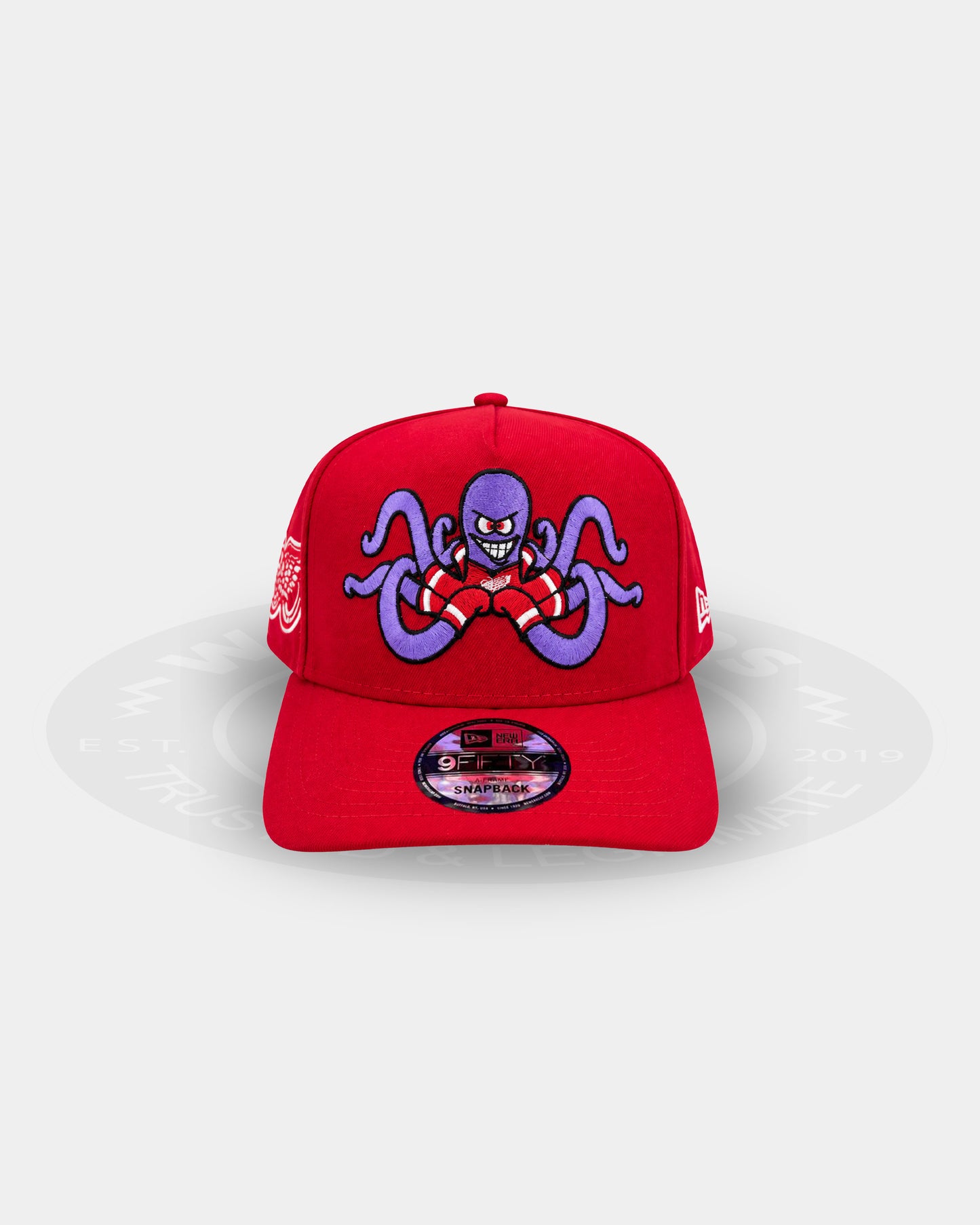 Detroit Red Wings Centennial Strike 9FIFTY A Frame Snapback Hat