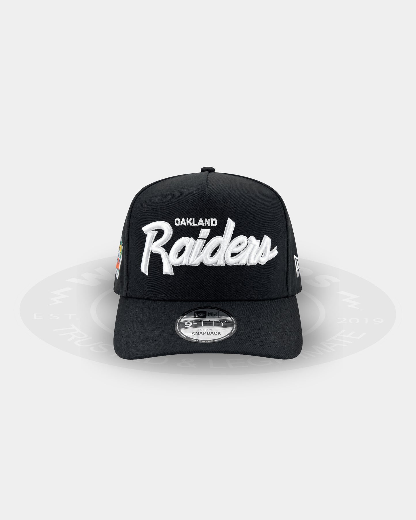 Las Vegas Raiders Iron Bowl XI 9FIFTY A Frame Snapback Hat