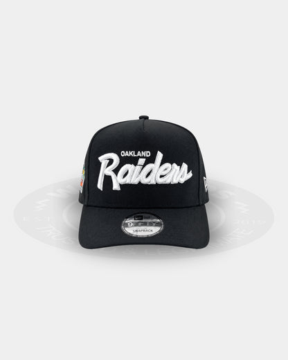 Las Vegas Raiders Iron Bowl XI 9FIFTY A Frame Snapback Hat