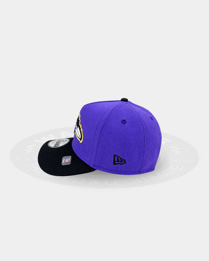 Baltimore Ravens Purple Crest 9FORTY A-Frame Snapback Hat