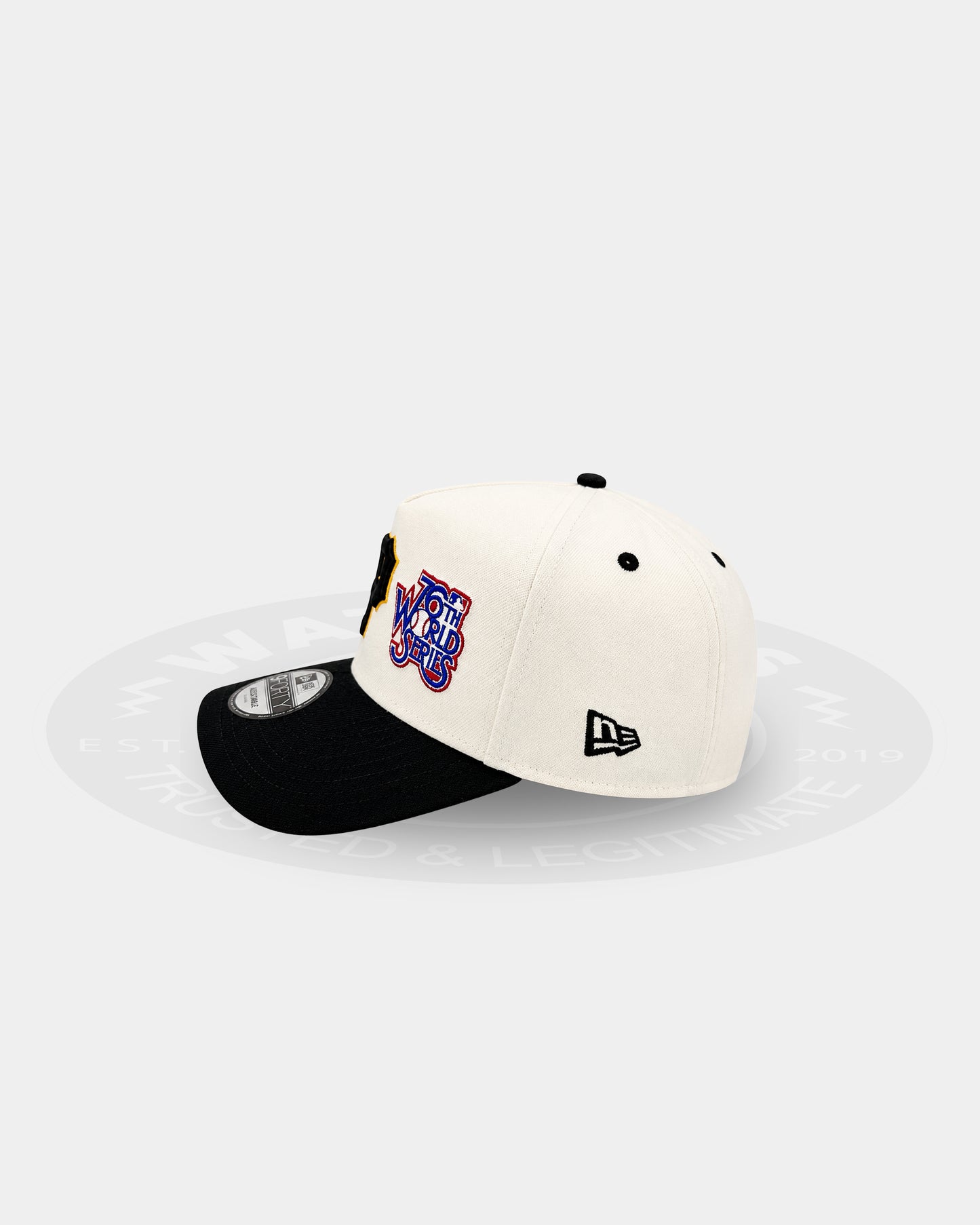 Pittsburgh Pirates Championship Mark 9FORTY A Frame Snapback Hat