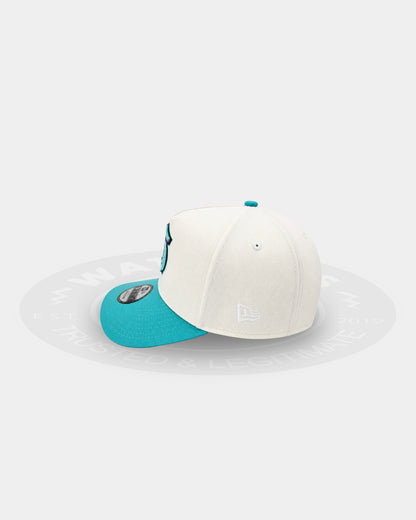 Seattle Kraken Chrome Visor 9FORTY A Frame Snapback Hat