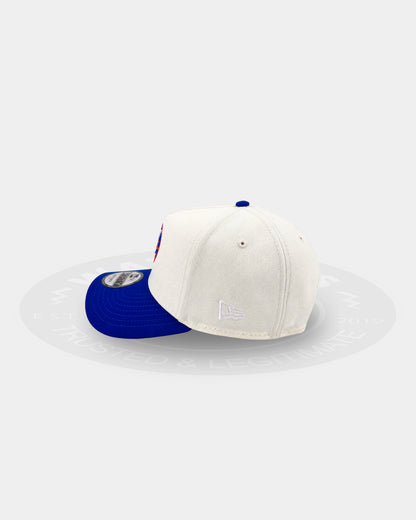 New York Islanders Chrome Visor 9FORTY A Frame Snapback Hat