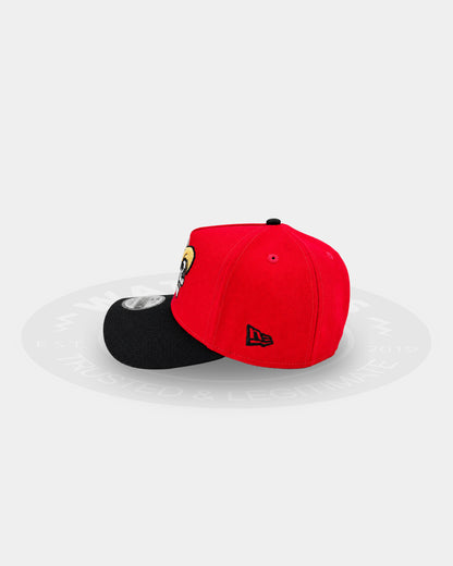 Mexico Aztec Warrior Skull Scarlet Two Tone 9FORTY A-Frame Snapback