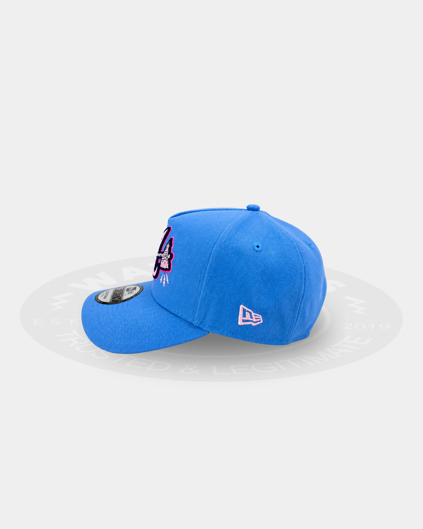 Atlanta Braves Sky Pink Cloudburst 9FORTY A Frame Snapback Hat