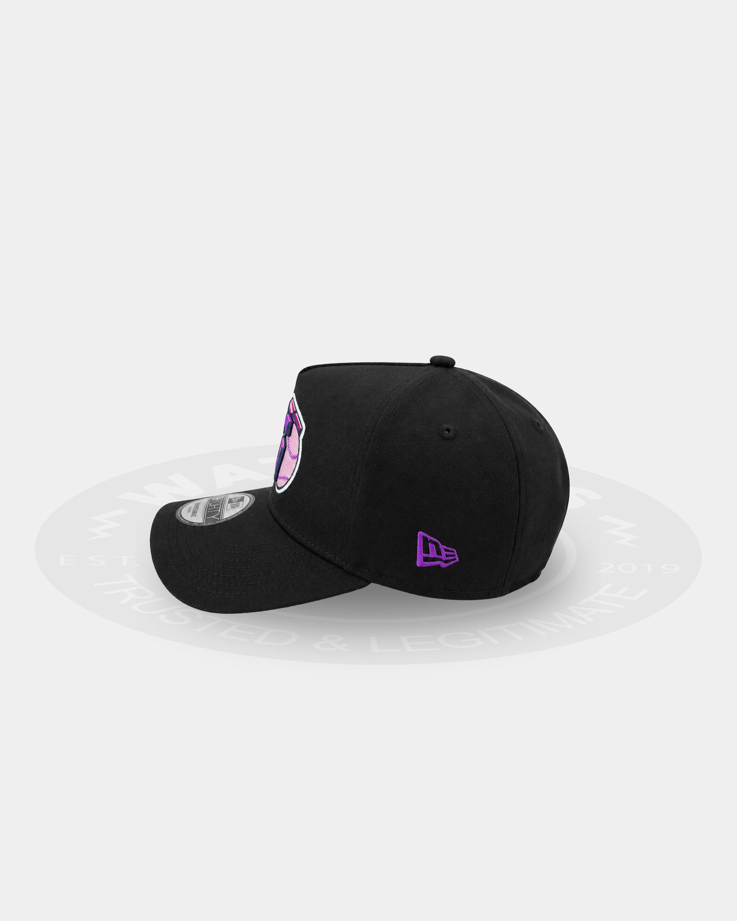 Cleveland Guardians Magenta Night Dome 9FORTY A Frame Snapback Hat