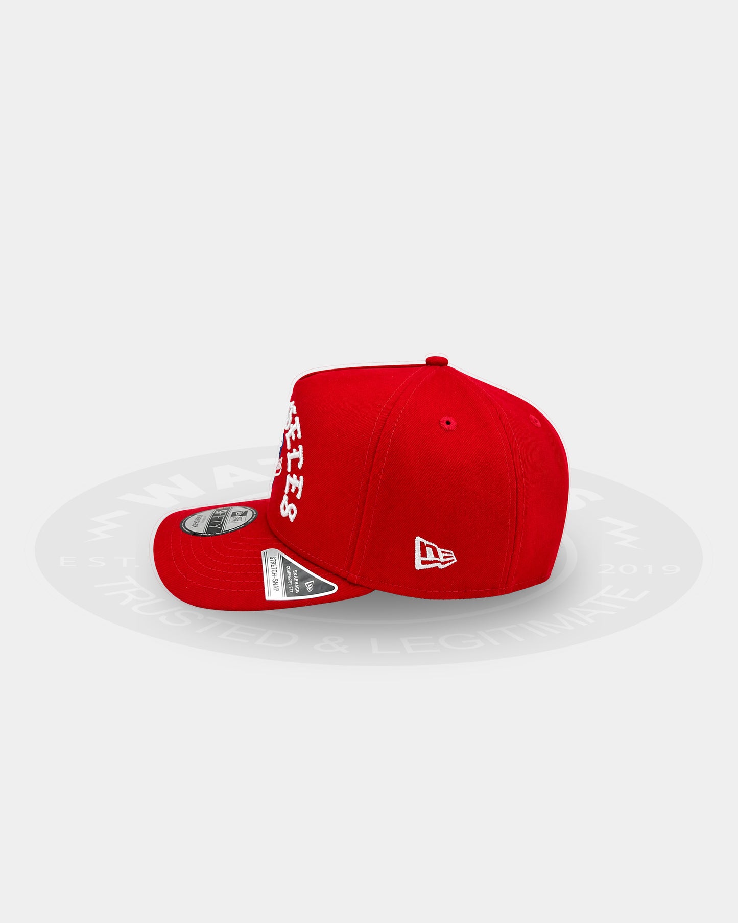 Los Angeles Dodgers Skull Red Crimson Cranium 9FIFTY A-Frame Snapback Hat