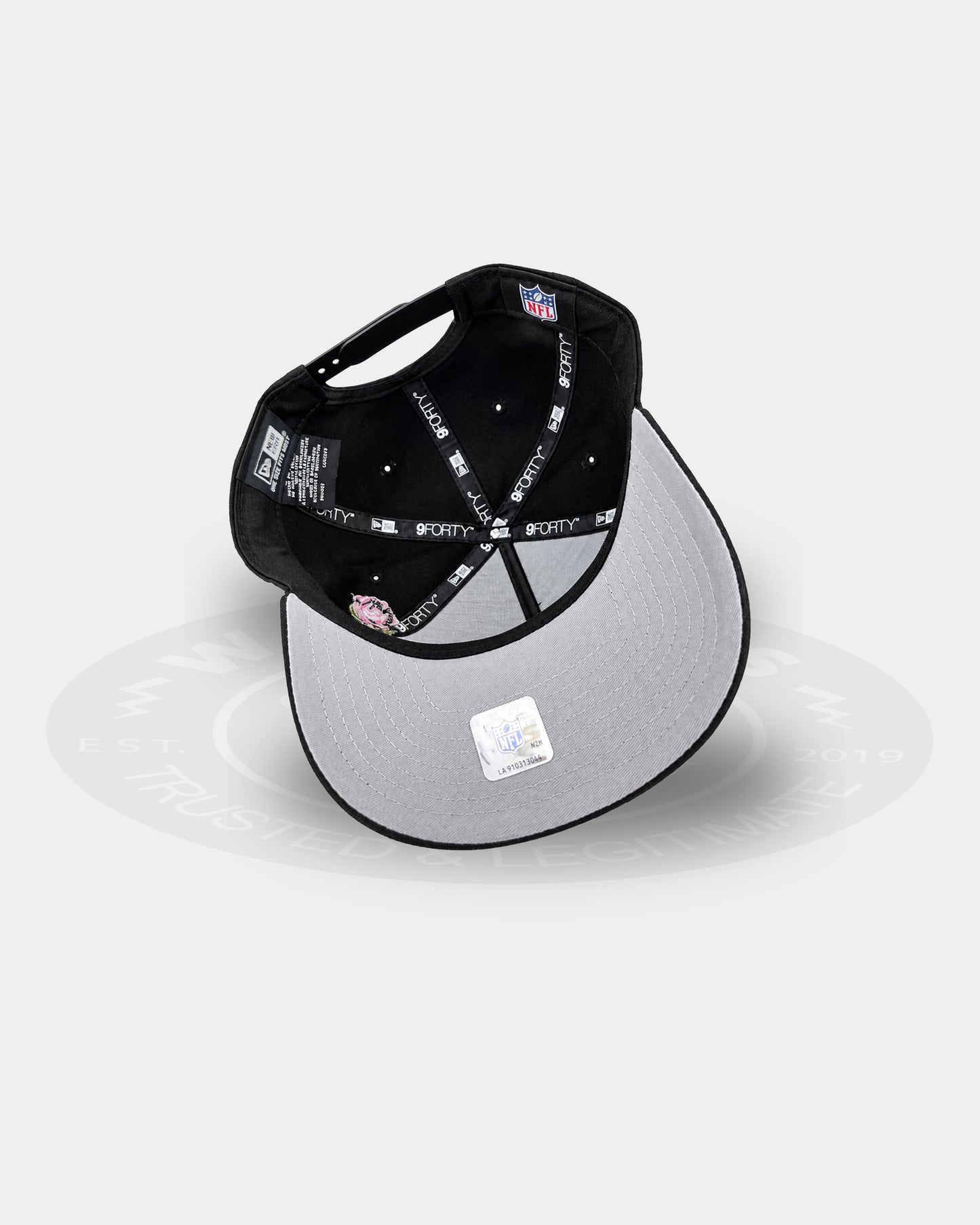 Las Vegas Raiders Pink Rose Thread 9FORTY A Frame Snapback Hat