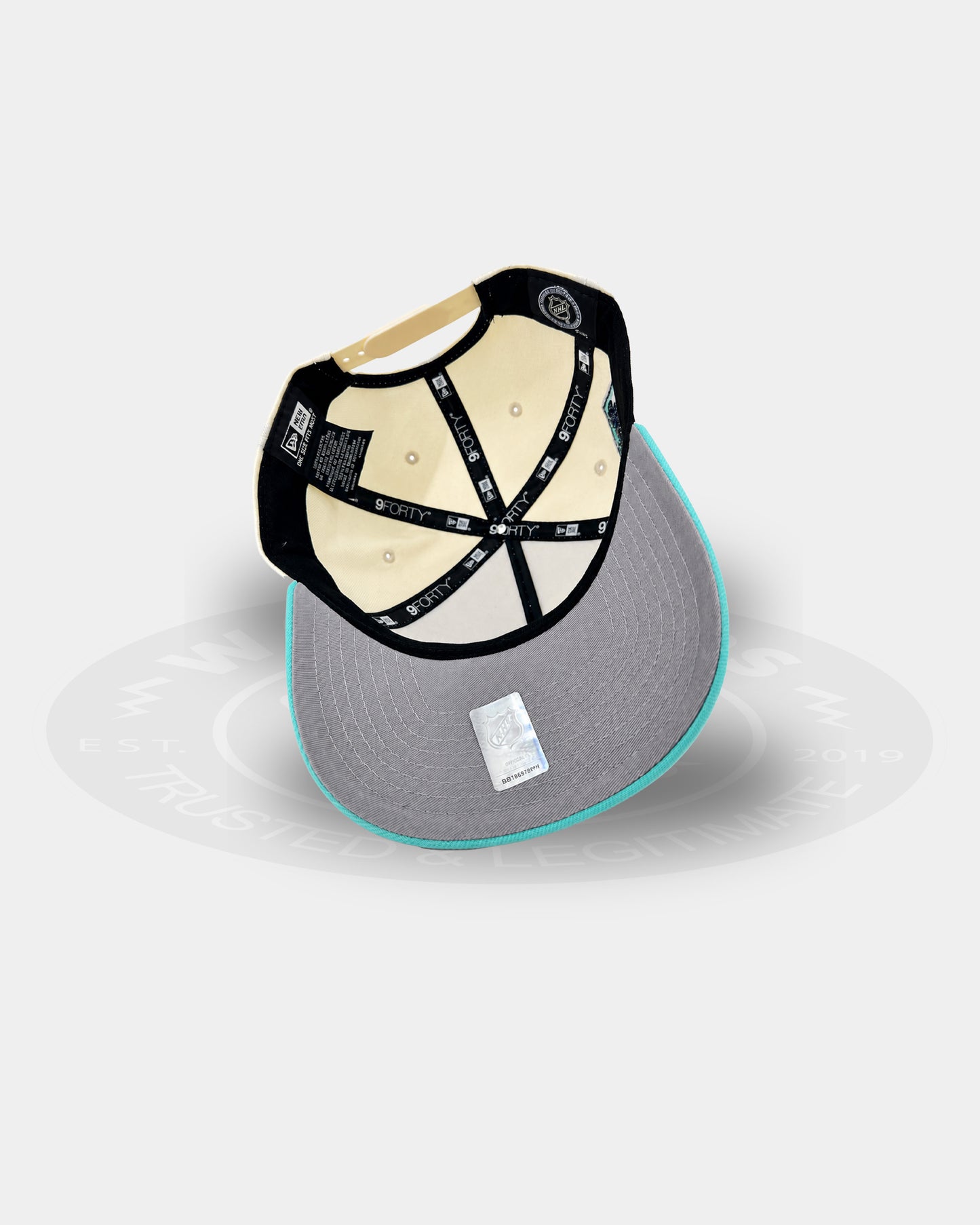 Seattle Kraken Chrome Visor 9FORTY A Frame Snapback Hat