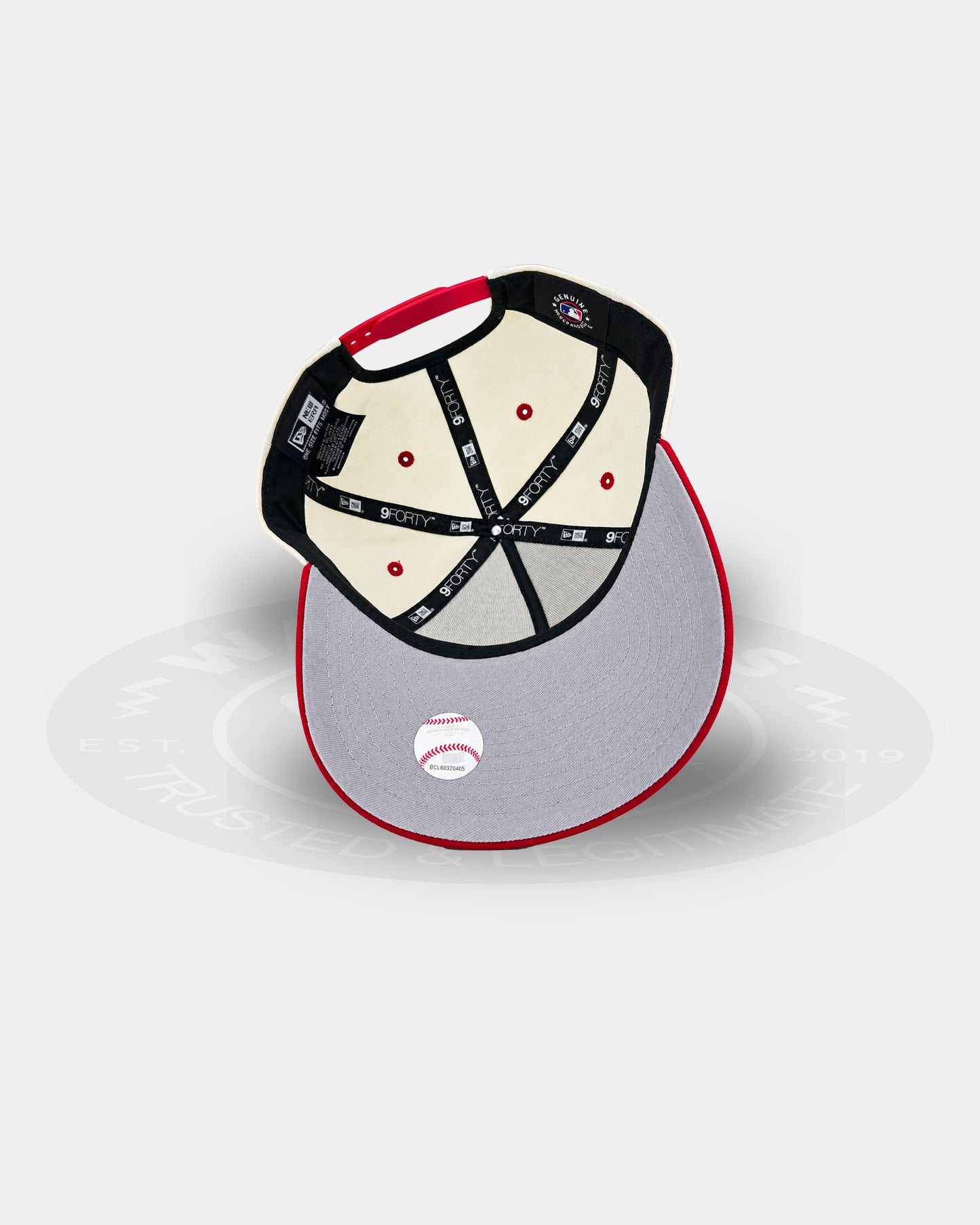 St Louis Cardinals Championship Mark 9FORTY A Frame Snapback Hat