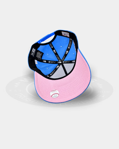 Atlanta Braves Sky Pink Cloudburst 9FORTY A Frame Snapback Hat