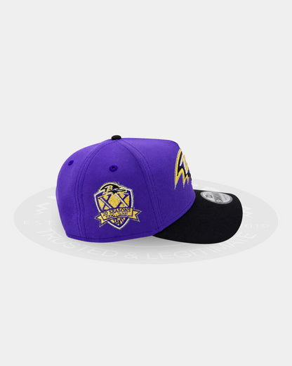 Baltimore Ravens Purple Crest 9FORTY A-Frame Snapback Hat