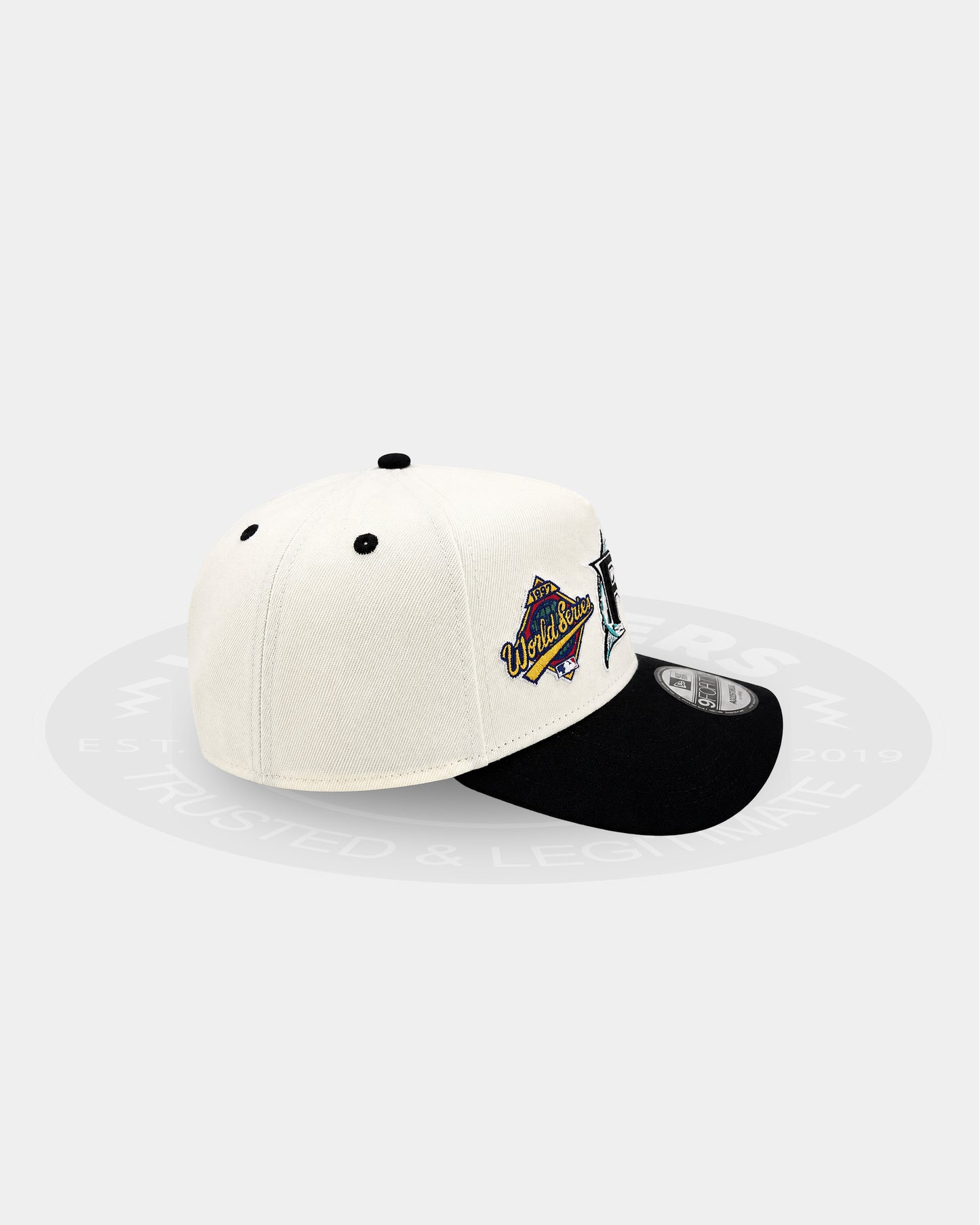 Miami Marlins Championship Mark 9FORTY A Frame Snapback Hat