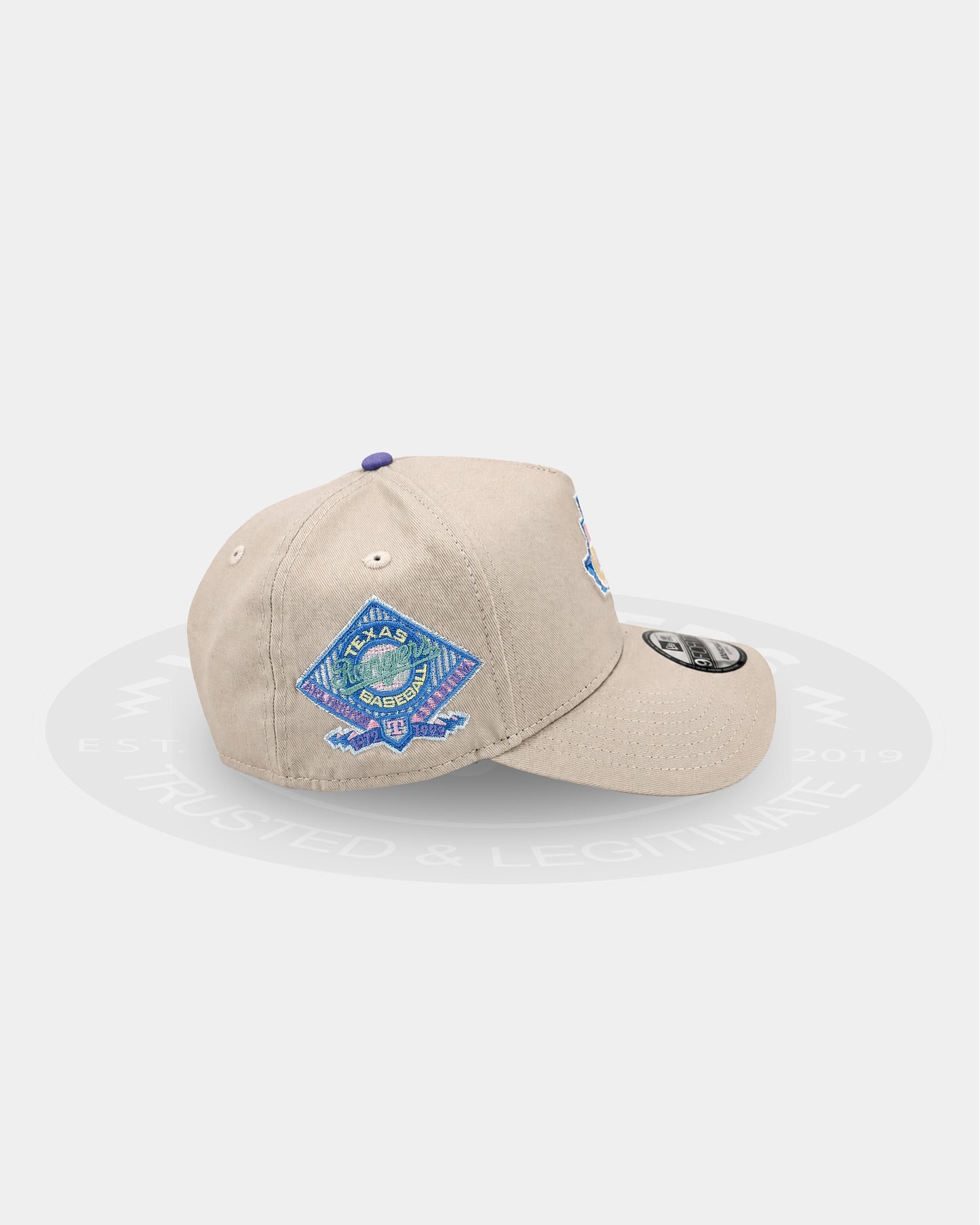 Texas Rangers Pastel Purple 9FORTY A Frame Snapback Hat
