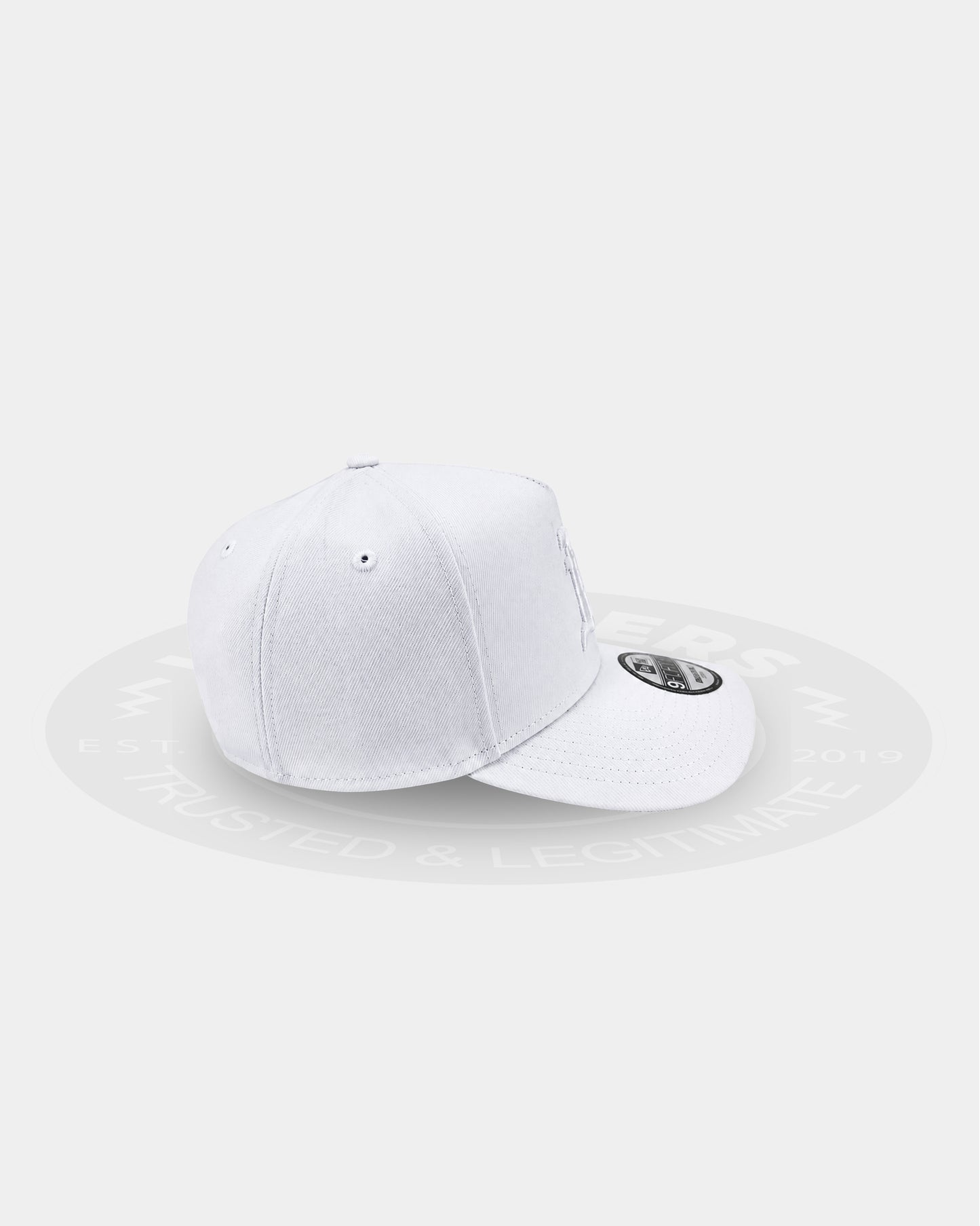 Oakland Athletics Triple White 9FORTY A Frame Snapback Hat