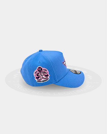 Anaheim Angels Sky Pink Cloudburst Wings 9FORTY A Frame Snapback Hat