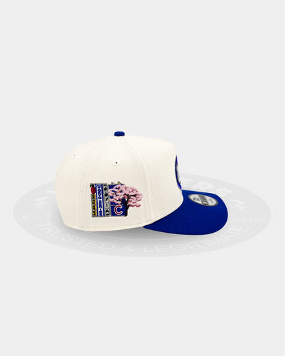 Chicago Cubs Tokyo Chrome Wave 20025 9FIFTY A Frame Snapback Hat