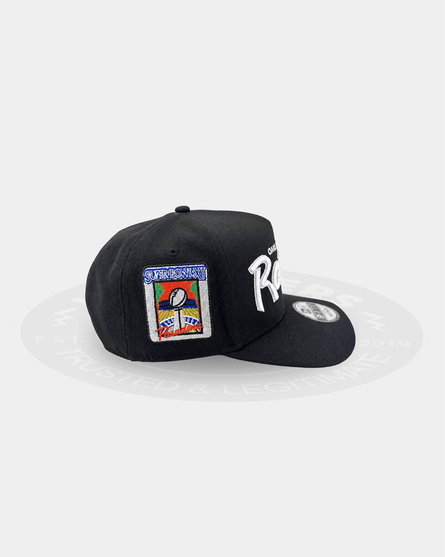 Las Vegas Raiders Iron Bowl XI 9FIFTY A Frame Snapback Hat